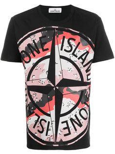 Stone Island футболка с логотипом
