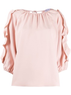 RedValentino блузка с оборками