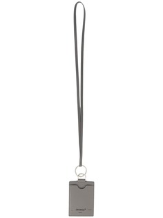 Off-White картхолдер со шнурком на шею