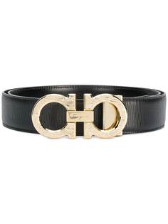Salvatore Ferragamo ремень с пряжкой с двойной деталью Gancio