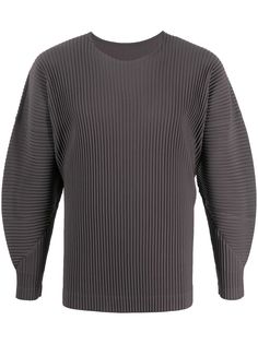 Homme Plissé Issey Miyake long sleeve ribbed-knit jumper