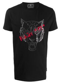 Philipp Plein футболка Tiger с графичным принтом