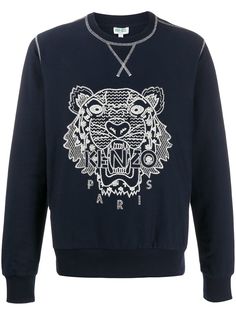 Kenzo толстовка Ikat с логотипом