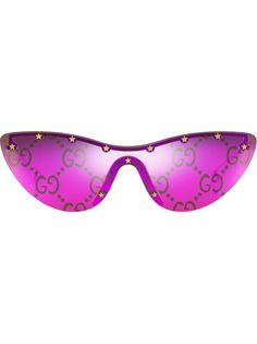 Gucci Eyewear солнцезащитные очки в оправе кошачий глаз