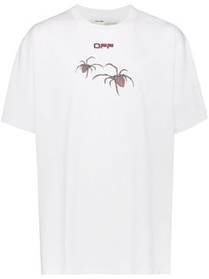 Off-White футболка с принтом Arachno Arrow