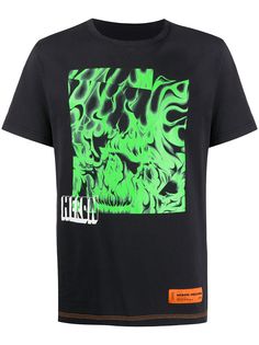 Heron Preston футболка с абстрактным принтом