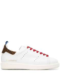 Golden Goose кроссовки Starter с леопардовым принтом