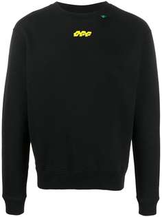 Off-White disrupted font crewneck sweatshirt