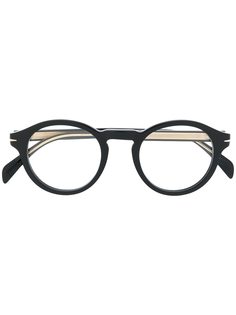 DAVID BECKHAM EYEWEAR очки в толстой круглой оправе