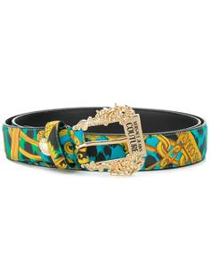 Versace Jeans Couture ремень с пряжкой и принтом Baroque