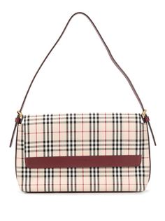 Burberry Pre-Owned сумка на плечо в клетку