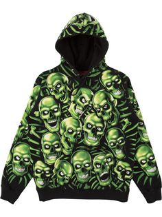 Supreme худи с принтом