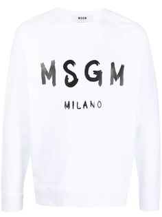 MSGM толстовка с рукавами реглан и логотипом