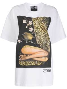 Versace Jeans Couture футболка с графичным принтом