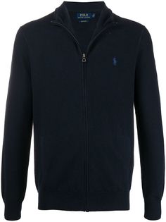 Polo Ralph Lauren джемпер из пике на молнии