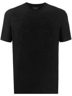 Ermenegildo Zegna XXX футболка с фактурным логотипом