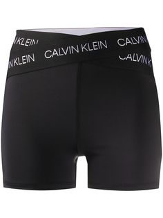 Calvin Klein шорты для бега с логотипом на поясе