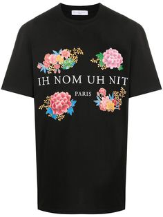 Ih Nom Uh Nit футболка с цветочным принтом и логотипом