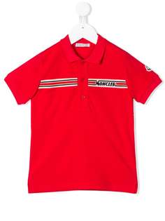 Moncler Kids рубашка-поло с короткими рукавами и логотипом