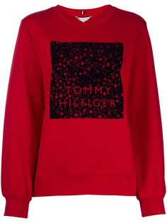 Tommy Hilfiger толстовка с длинными рукавами и графичным принтом