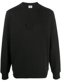 C.P. Company printed-logo crew neck sweatshirt