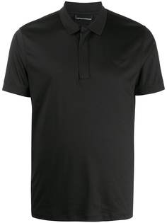 Emporio Armani рубашка-поло на молнии