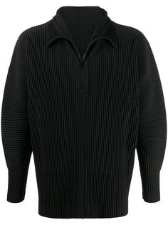 Homme Plissé Issey Miyake ribbed high collar jumper