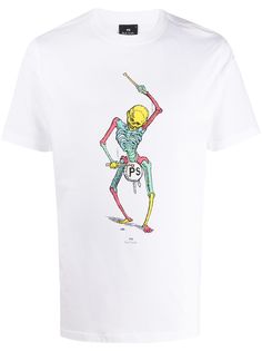 PS Paul Smith футболка с графичным принтом и круглым вырезом