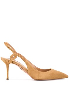 Aquazzura туфли Serpentine с ремешком на пятке