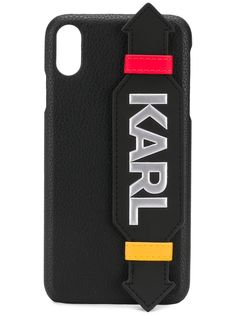 Karl Lagerfeld чехол для iPhone XS с логотипом