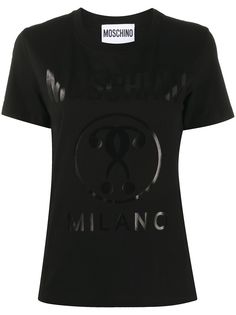Moschino футболка с принтом Double Question Mark