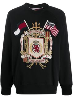 Tommy Hilfiger толстовка с вышивкой