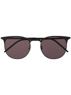 Saint Laurent Eyewear солнцезащитные очки в круглой оправе