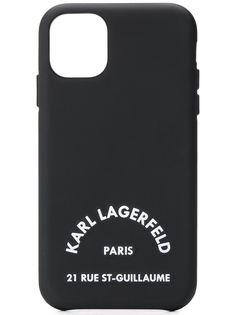 Karl Lagerfeld чехол для iPhone 11 с логотипом