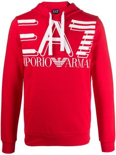 Ea7 Emporio Armani худи с логотипом