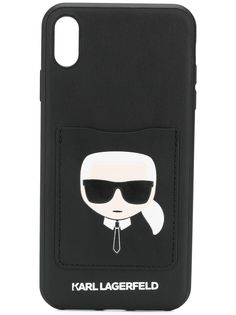 Karl Lagerfeld чехол Karl Cardslot для iPhone X/XS