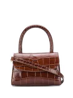 BY FAR сумка-тоут с тиснением под кожу крокодила