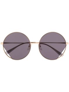 Moschino Eyewear солнцезащитные очки в круглой оправе