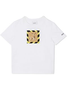 Burberry Kids футболка с принтом Deer
