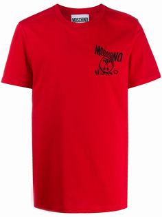 Moschino футболка с логотипом