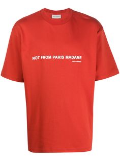 Drôle De Monsieur футболка с круглым вырезом и логотипом