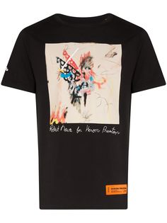 Heron Preston футболка Robert Nova с принтом