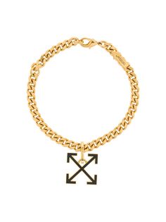 Off-White Arrow charm chain bracelet