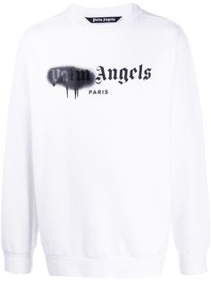 Palm Angels толстовка оверсайз с принтом