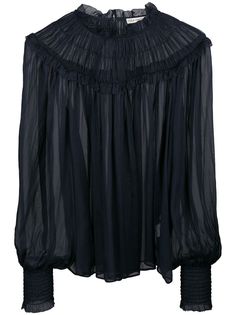 Ulla Johnson шифоновый топ Arabella