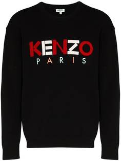 Kenzo джемпер с вышитым логотипом