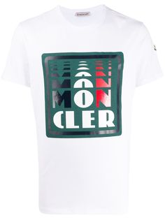 Moncler футболка с логотипом