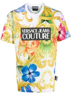 Versace Jeans Couture футболка с принтом Tropical Baroque
