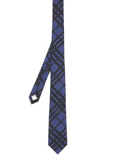 Burberry жаккардовый галстук в клетку