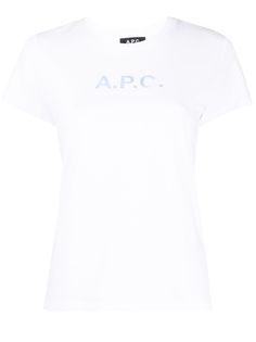 A.P.C. футболка с короткими рукавами и логотипом